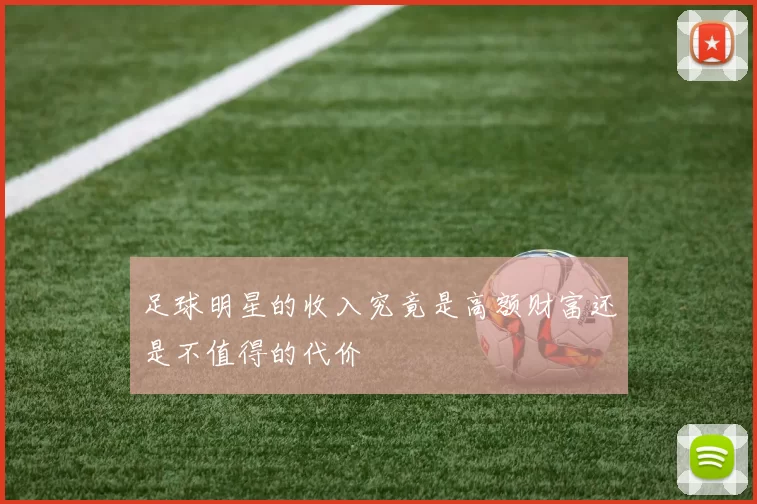 足球明星的收入究竟是高额财富还是不值得的代价